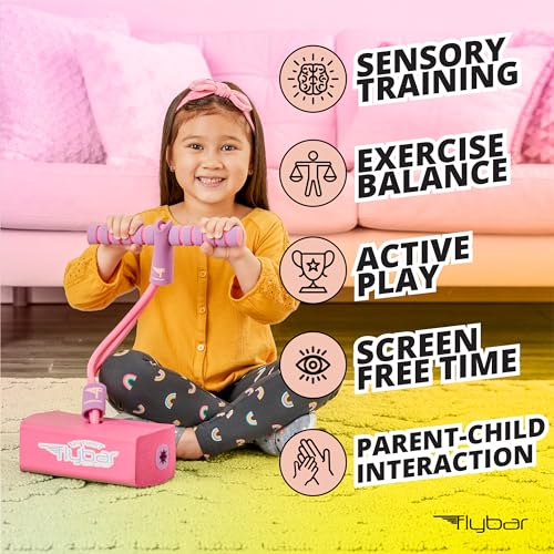 Flybar My First Foam Pogo Jumper for Kids Fun and Safe Pogo Stick for Toddlers, Durable Foam and Bungee Jumper for Ages 3 and up, Supports up to 250lbs (Pink) by Flybar - Image 3