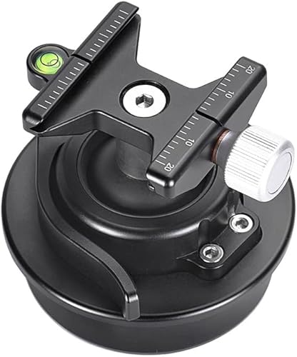 Miniatura 2 de Sunwayfoto IB-40S Cabeza de bola sistemática de perfil bajo de 1.575 in para trípode con bloqueo de palanca y abrazadera compatible con Arca/RRS