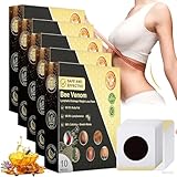 50 Stück Bienengift-Lymphdrainage-Schlankheitspflaste, Bienengift Abnehmen Pflaster, Abnehmen Patch, Slim Patch Abnehmpflaster Bauchnabel Zum Abnehmen FüR Personen Jeden Alters