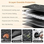 URPOWER Dog Car Seat Cover for Pets 100% Waterproof Seat Cover Hammock 600D Heavy Duty Scratch Proof Nonslip Durable Soft Back Seat Covers for Cars and SUVs - Image 4