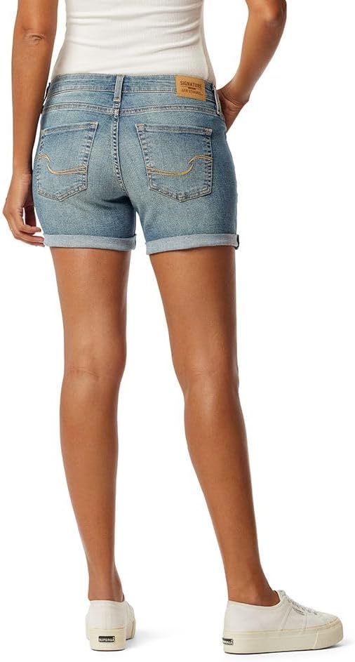 Levi Strauss Signature Gold Women's Mid-Rise Shorts (Available in Plus Size) - Image 2