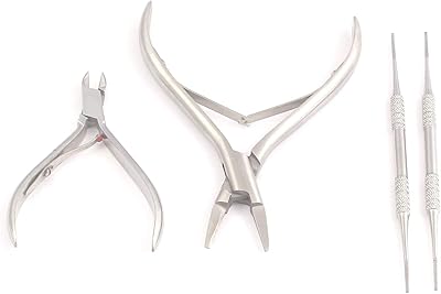 OdontoMed2011Â® Ingrown Toenail Kit, Precision 4PCS Nail Nipper Set, Premium Stainless Steel Pedicure & Manicure