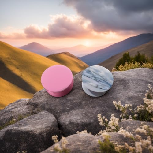 FARAMIR STORE (2 Pack) Expanding Phone Grip Cell Phone Button Holder Pop Out Grip Expanding Stand and Grip for Phones & Tablets (PINK PATTERN)