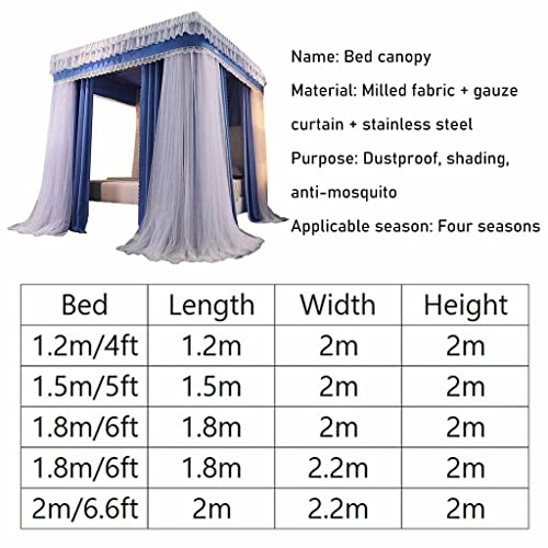 Rideau de lit à baldaquin pour chambre de princesse et nuits sereines sans moustiques - 3