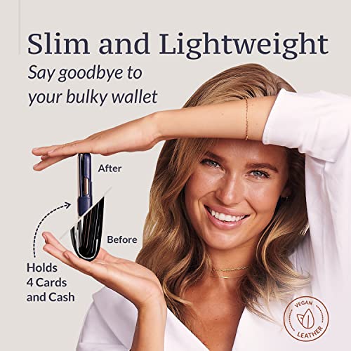 Lupa Iphone 6S Plus Wallet Case, Iphone 6 Plus Wallet Case, Durable And Slim, Lightweight With Classic Design & Ultra-Strong Magnetic Closure, Faux Leather, Navy Blue, For Apple Iphone 6S Plus/6 Plus #TOP1