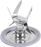 Vista 3 de Cuchilla de licuadora para piezas de repuesto Oster Blender con tapa de base de tarro y junta tórica, kit de actualización de accesorios (6 puntos)