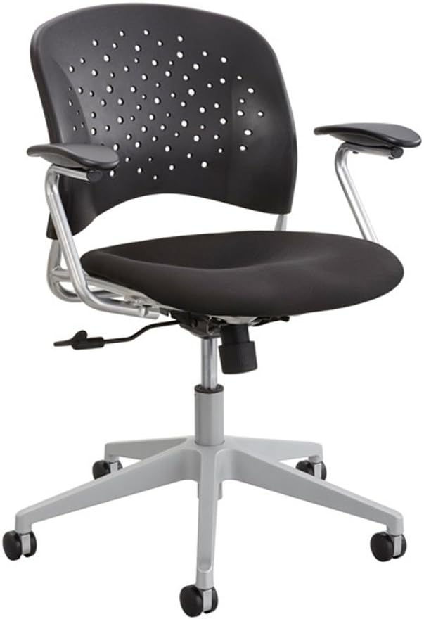 Amazon.com: Safco Reve Round Back Task Chair, Black : Home & Kitchen