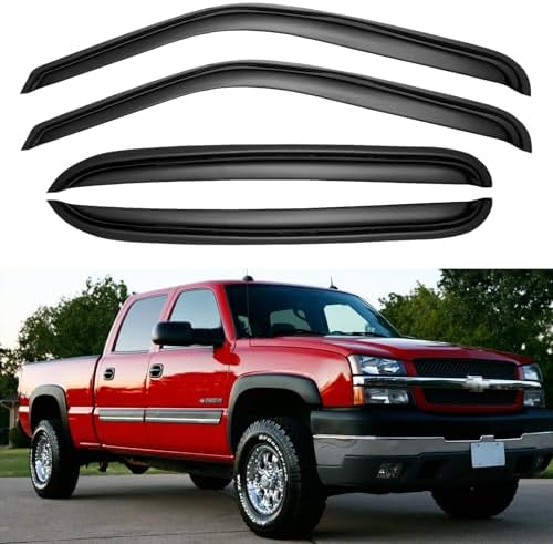 Sun Visors For Chevrolet Silverado 2500 Smoke Window Vent Visors - Foto 13
