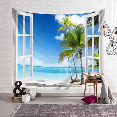 Tapisserie murale blanc bleu vert pour cacher les imperfections d'un mur