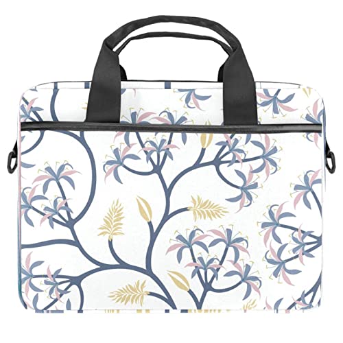 Sacoche ordinateur portable 13 pouces antichoc rose motif floral pour transporter PC