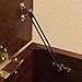 BE-Tool Lid Support Hinge, Easy to Use Gold Hardware Suitable for Boxes Cases Cabinet (Screws not Included)