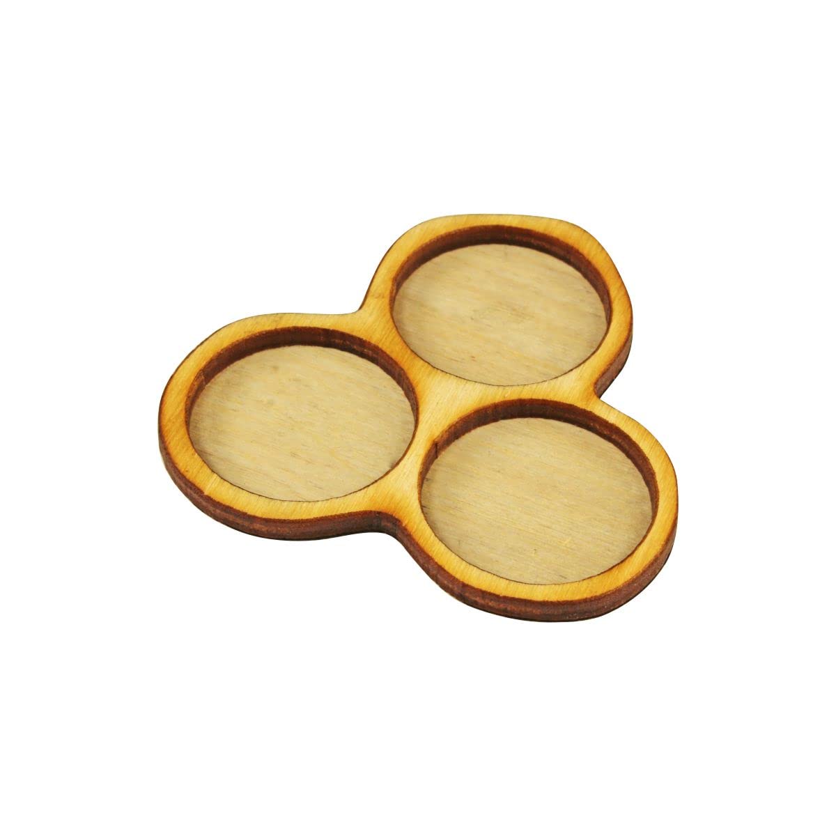 LITKO Horde Trays | 25mm Circle Bases | Movement Tray | Compatible with Warhammer, Age of Sigmar, Bolt Action (3-Figure Horde Tray)
