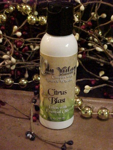 Natrual Moisurizing Lotion with Quality Oils 2 oz Citrus Blast