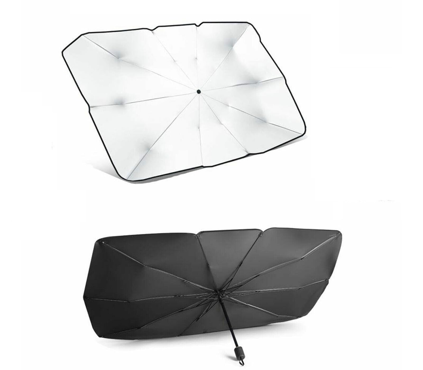 Ombrello Parasole Pieghevole per Parabrezza Auto Schermo Interno Anti UV per Automobile Copriparabrezza Universale Proteggi Cruscotto dal Sole - 1