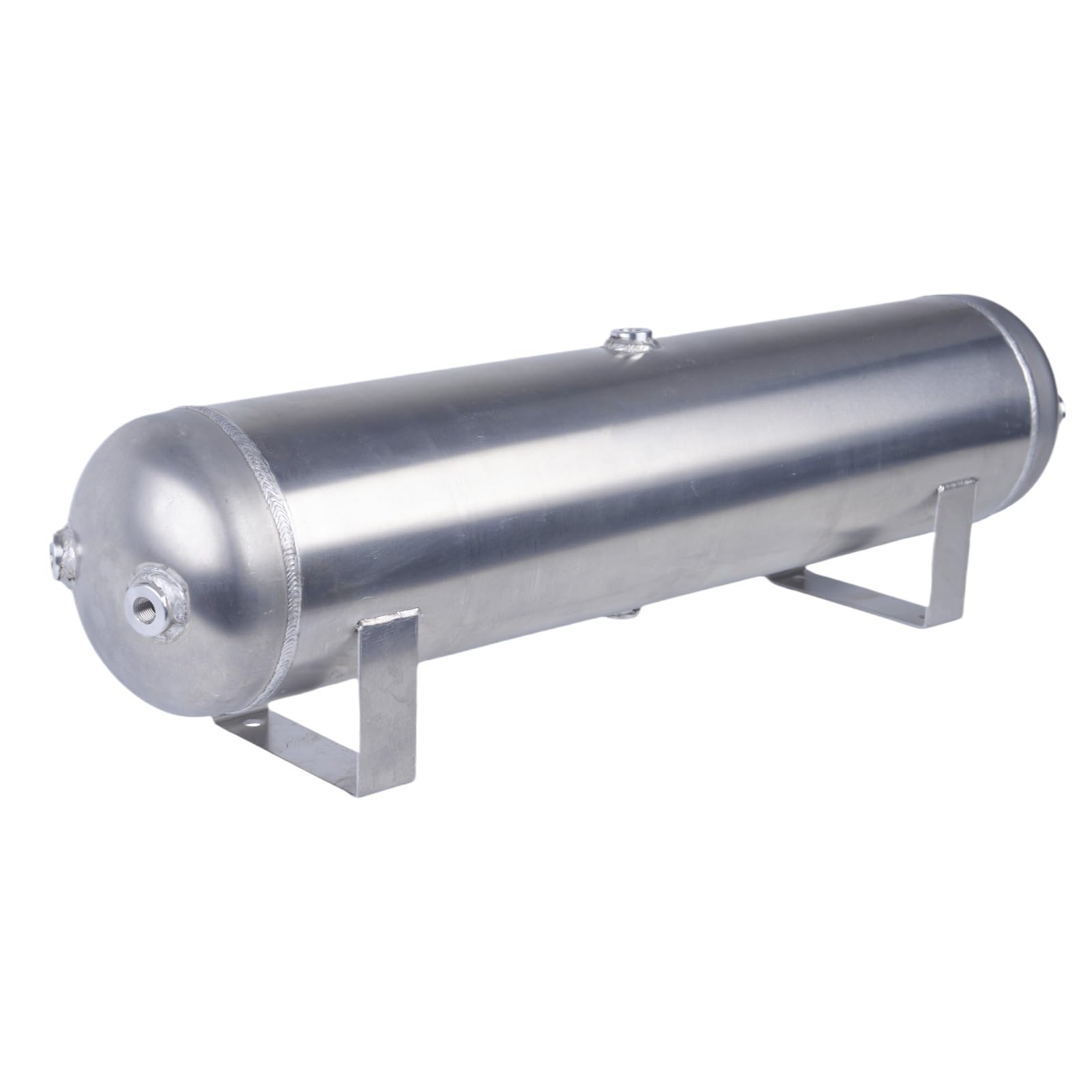 5 Gallon Aluminum Air Tank 6pcs 1/4 NPT Holes for Pneumatic Air Suspension System Vehicle Tuning