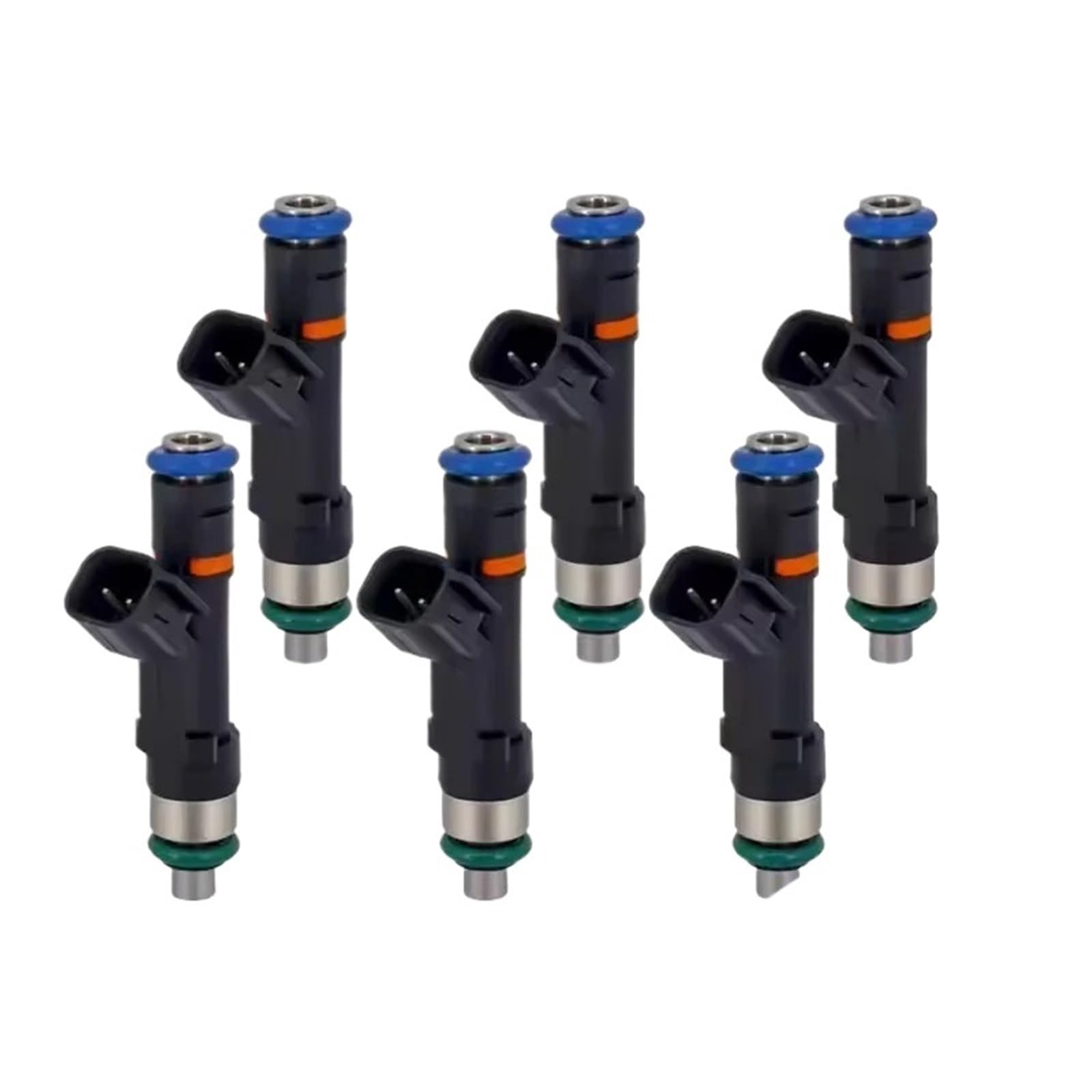 6pcs 0280158020 Fuel Injection Nozzle fit for Jeep for Liberty for Grand for Commander for Dodge for Durango for Dakota for Nitro for Mitsubishi 3.7L 04-10