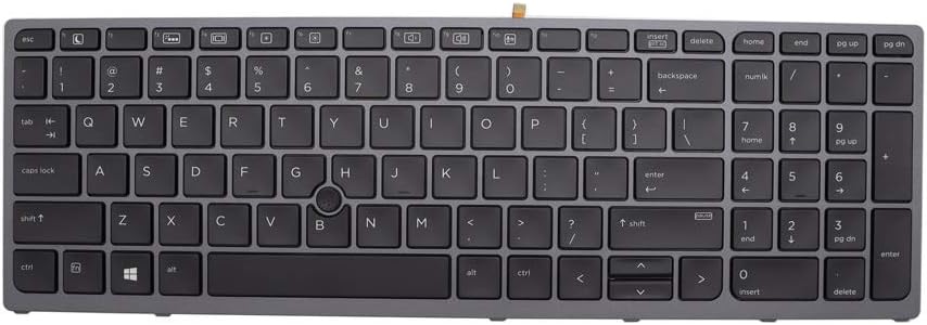 New Replacement Keyboard for HP Zbook 15 G3 G4 Zbook 17 G3 G4 Backlit Pointer US 848311-001 PK131C31A00