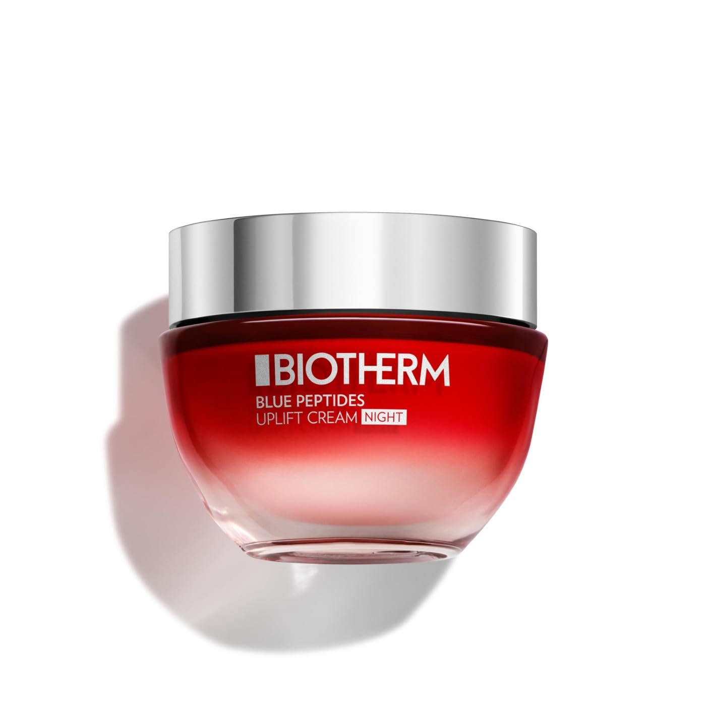 Biotherm, Blue Peptides Uplift Crème de Nuit Anti-Âge, Nourrit & Raffermit, Enrichie en Biotech Plankton & Collagène, Pour Tous les Types de Peau, 50 ml