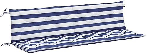 Miniatura 34 de vidaXL Cojines de banco para interiores y exteriores, 2 piezas, cojines de sofá biplaza para patio, cojines de asiento de columpio de porche,