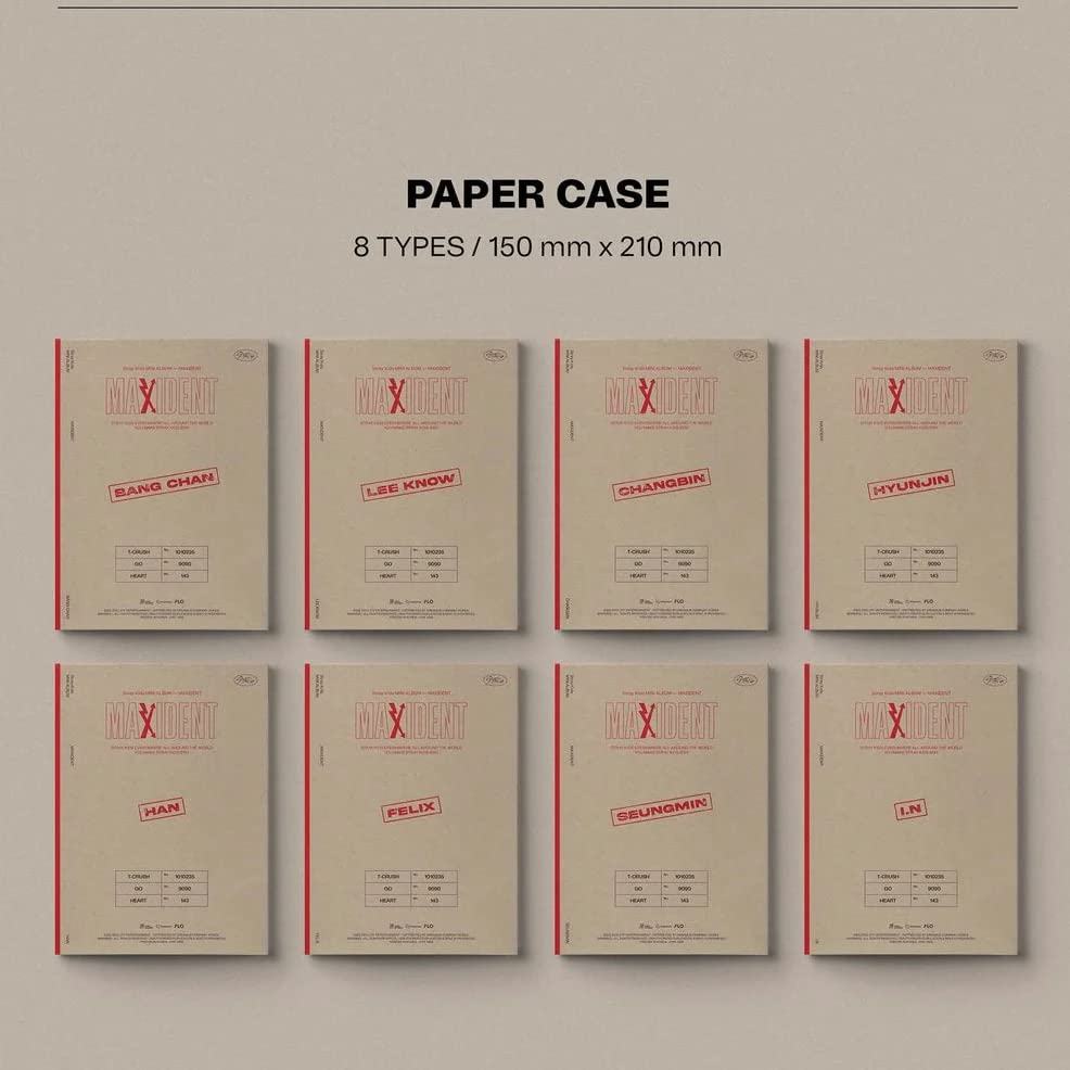 Vista 3 de Stray Kids - MAXIDENT CASE Version BANG CHAN Cover incl Album PreOrder Benefit Extra Photocards