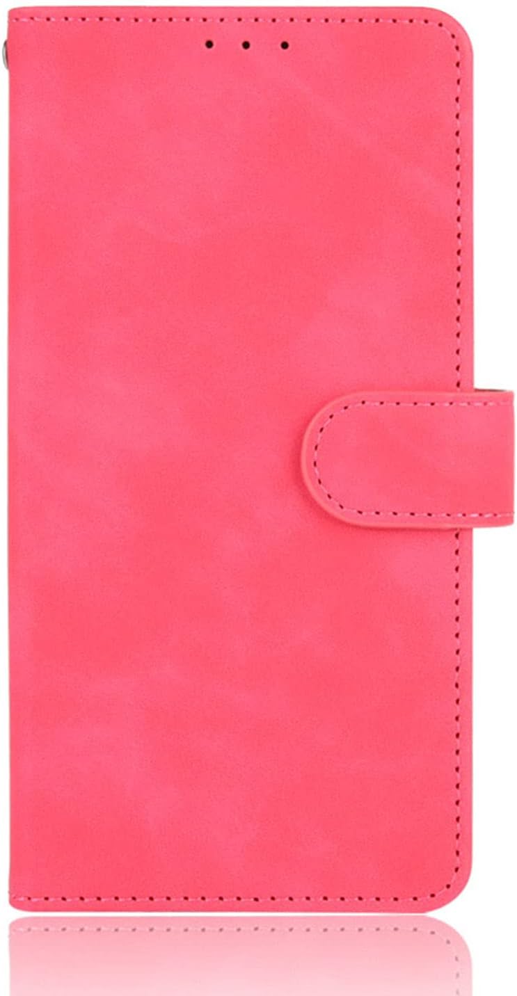 Cover for Tecno Camon 19 Case, Magnetic Closure Design Wallet Flip with [Card Slots] and [Stand function], Wallet Leather Case Compatible with Tecno Camon 19-RR Rose red