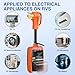 Nilight 50 to 30 Amp RV Surge Protector Power Adapter 4200 Joules Voltage Monitor 14-50P to TT-30R Converter 125V/3750W Waterproof Circuit Analyzer with Extension Cord for Camper Travel Trailer
