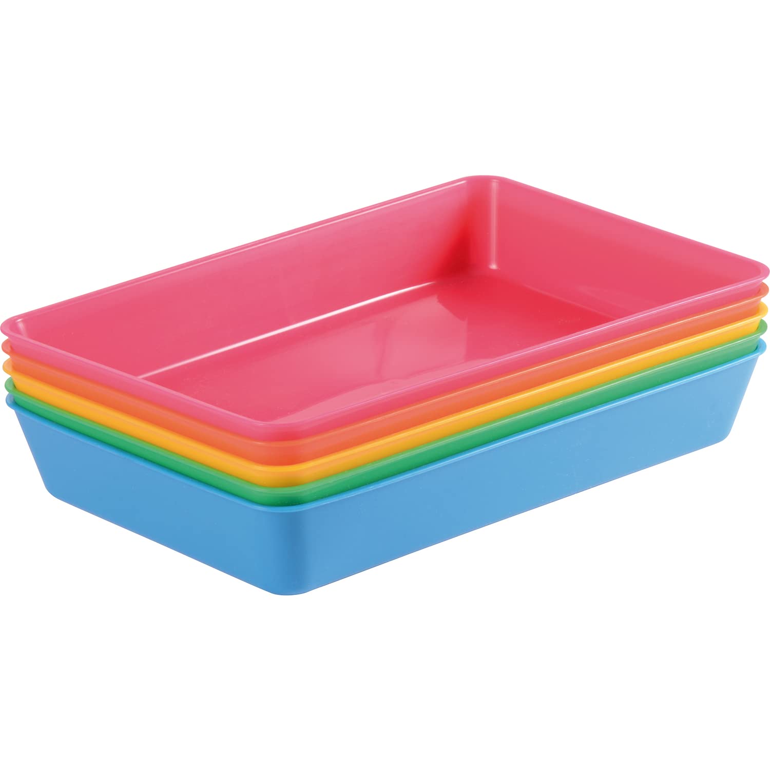 EDUPLAY 120757 Lot de 5 bols en matière L 18,5 x 12,5 x 3 cm