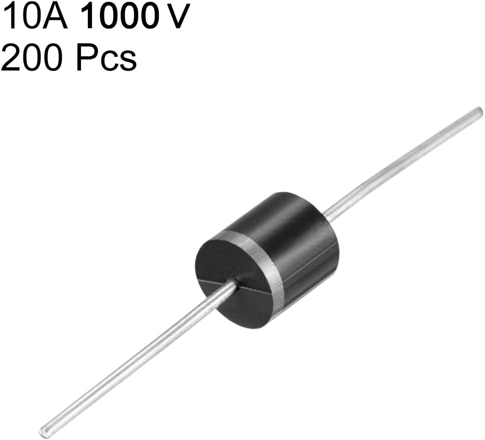 uxcell Rectifier Diode 10A 1000V Electronic Silicon Diodes 200pcs for 10A10