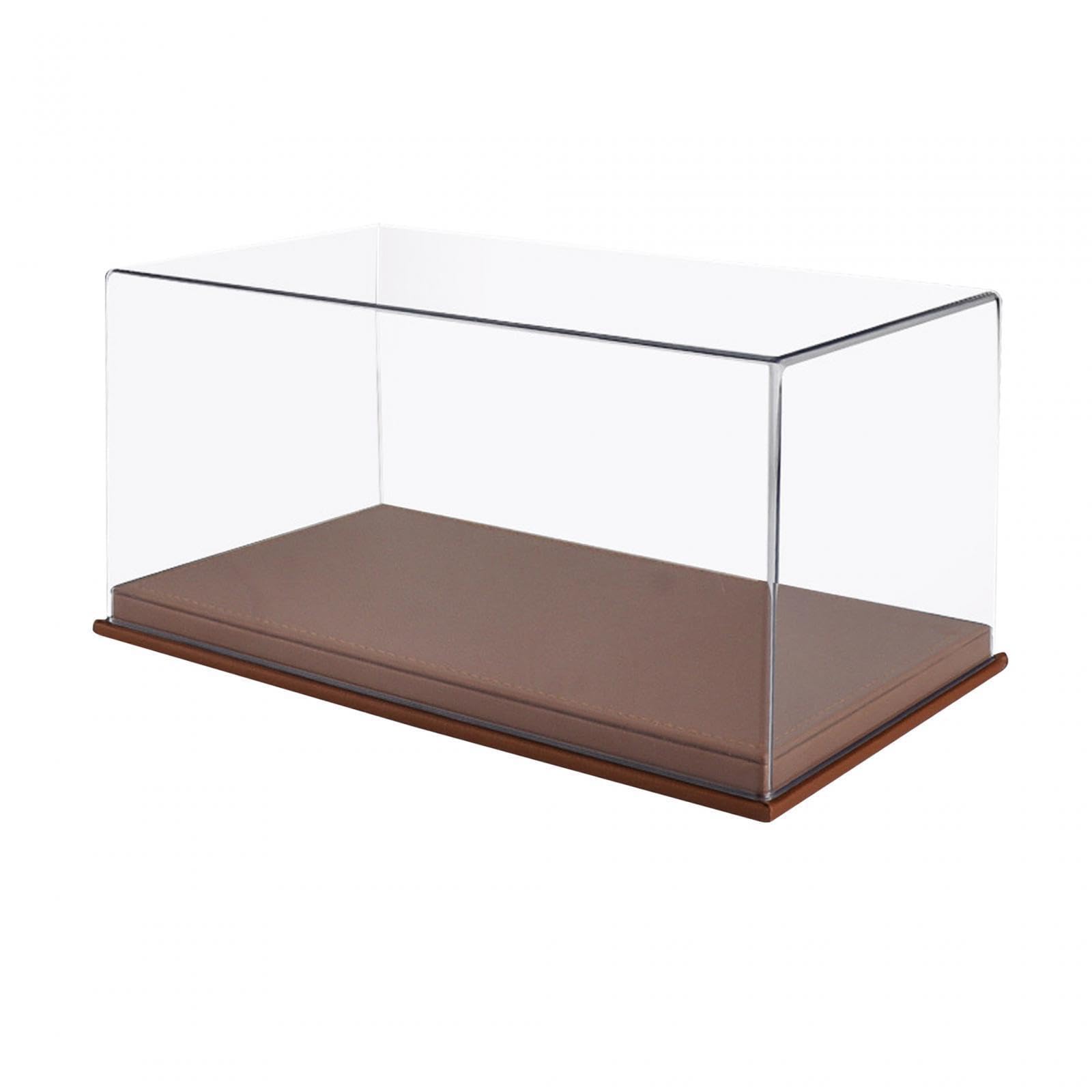 Vitrina de Garaje para Coche Fundido a presión a Escala 1/24 bellamente elaborada con Cubierta de acrílico Transparente incluida Vitrina de Coche de