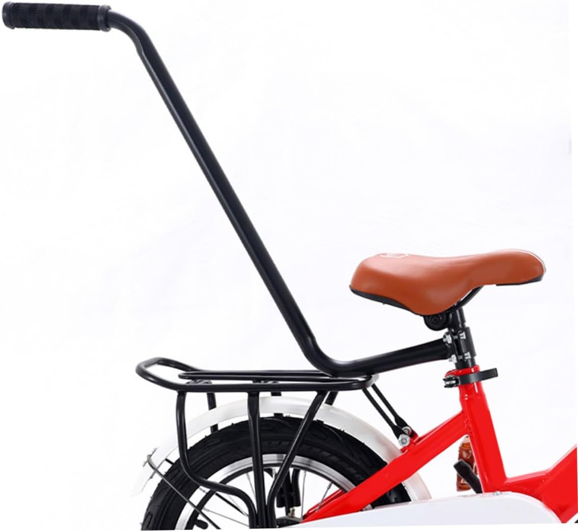 Kisangel Bike Seat Trainer Handle Balance for Boy Girl Non- Design for Easy Installation for Cycling Beginners and Safety Training