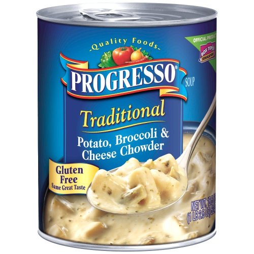 Gen Mills Upstream Progresso Broccoli Cheese Potato Soup, 18.5 oz