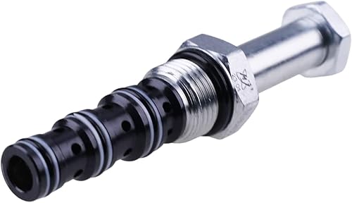 Solarhom - Válvula de carrete de cartucho de 4 vías de 3-12 pulgadas 49229K 49229 con tuerca de atasco compatible con Hydraforce SV08-40 válvulas