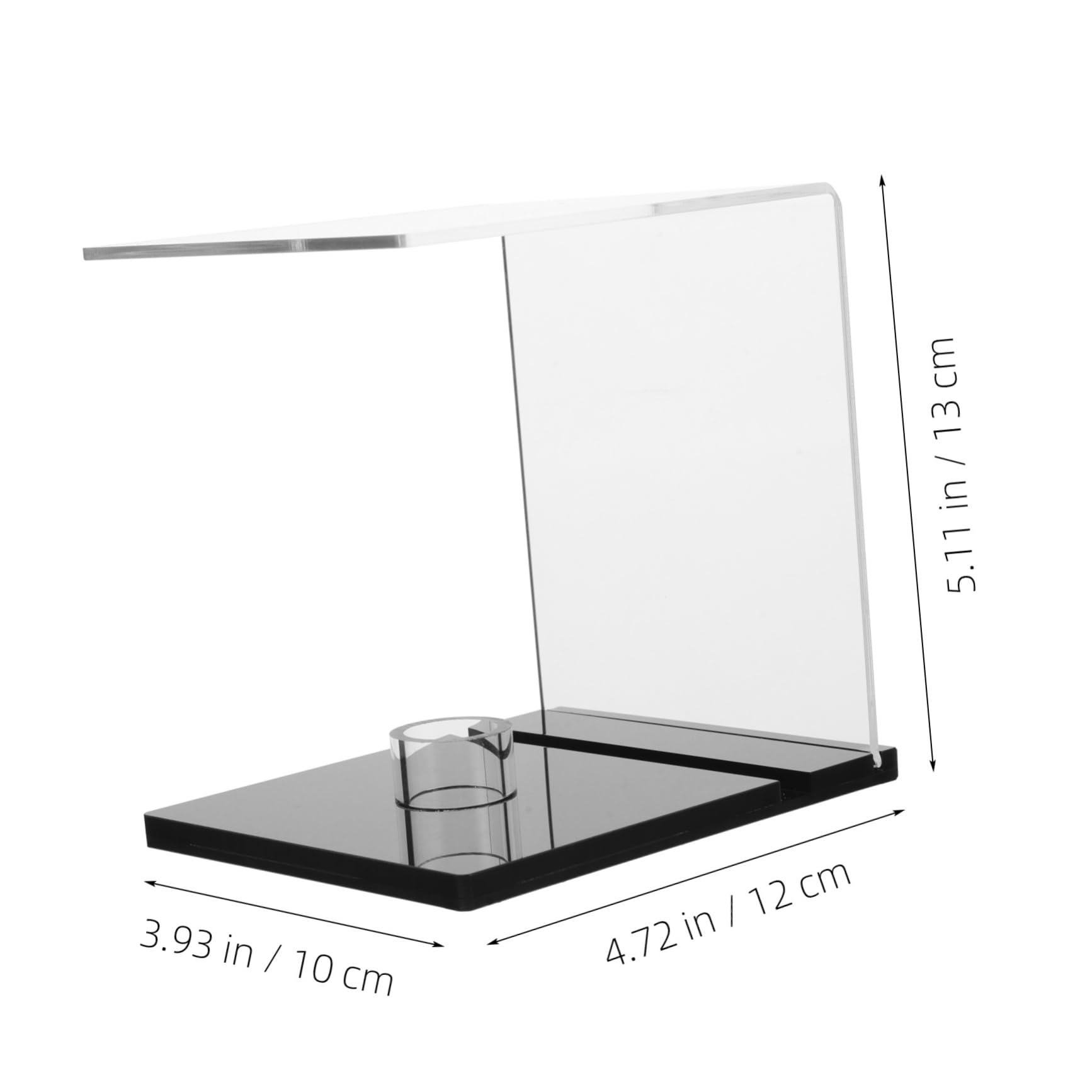 UKCOCO 2piezas Expositor De Cajas De Bolas Transparente Soporte Acrílico para Balones De Béisbol Base De Sóftbol para Proteger Recuerdos Autografiados Unidades para Exhibir Estante o