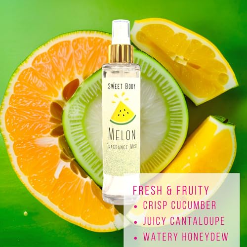 image for Sweet Body Cucumber Melon Soft & Fresh Women’s Body Mist, Fine Fragr