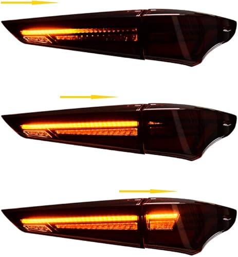 Miniatura 2 de Conjunto de luz trasera de lente ahumada, lámpara de señal de giro inversa compatible con Toyota Highlander L LE XLE XSE 2020-2022 híbrido lado del