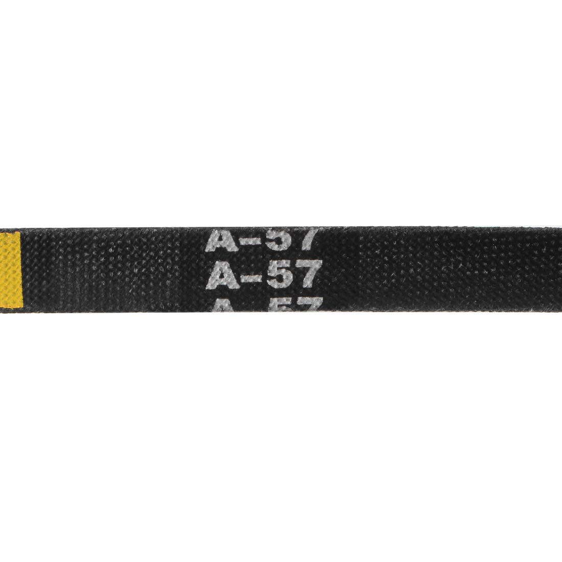 sourcing map A57 Trapezoidal Correas 57" Paso Longitud, A-Sección Caucho Transmisión Correa 2uds