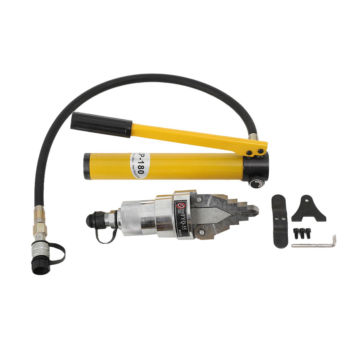 12T Hydraulik Flansch Spreizer Hydraulische Flanschspreizer Spreader Trenner und Pumpe für Wartung von Rohrleitungen und den Austausch von Flanschen, FYQ-55 Flanschexpander
