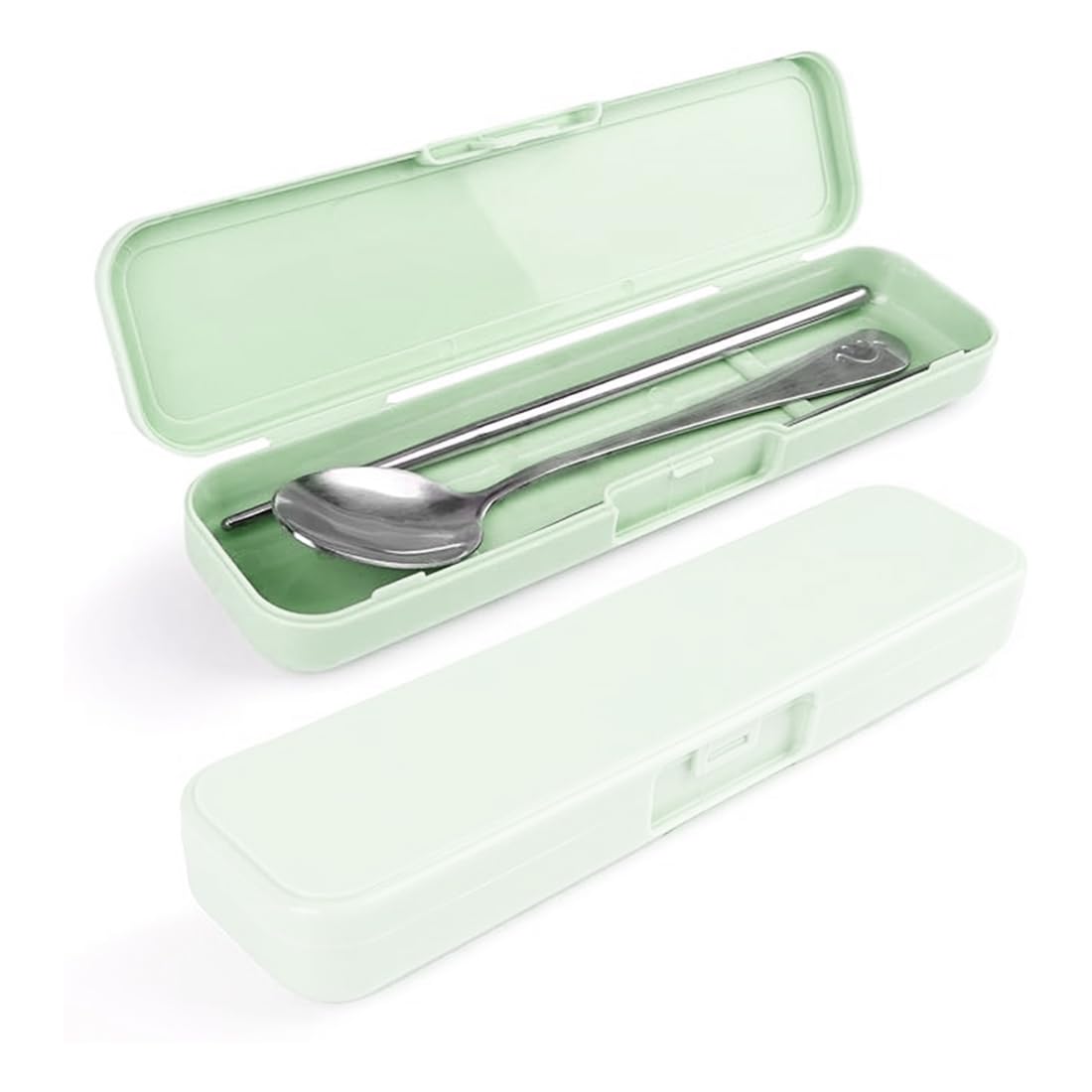 1 Pcs Couverts Portable De Voyage 24c X 6c, Boite à Couverts, Étui De