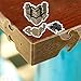 BQLZR Vintage Guards Desk Edge Box Corner Cover ors Antique 25x17mm Pack of 20