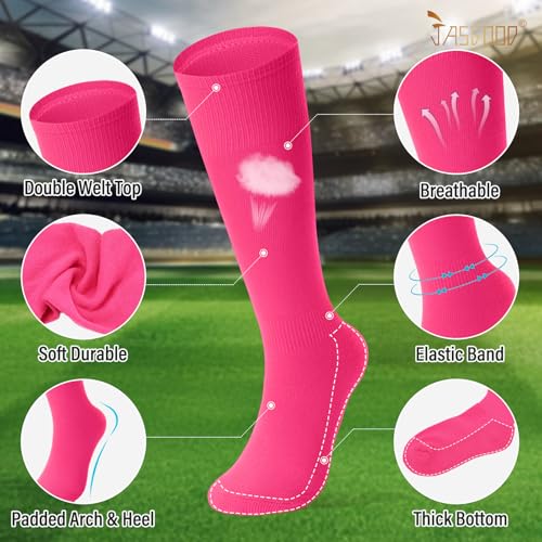 Baseball Socks and Belt for Youth Adult Softball Socks Combo Elastic Waist Belt for Men Kids Boys Girls Women JASGOOD2