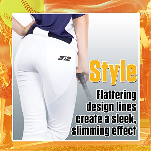 3N2 Patented Women's Nufit Knickers-Belt Loops, Black, Large #TOP4