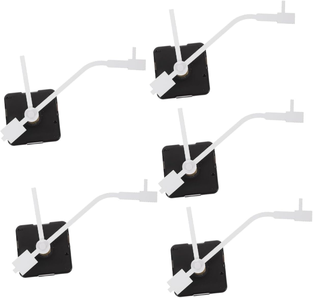 DOITOOL 5 Sets Wall Clock Movement Clock Hands and Motor Kit Clock Mechanism Kit Record Accessories DIY Clock DIY Kits Vintage Wall Clock Wall Clock Mechanism Replacement Clock Accessories