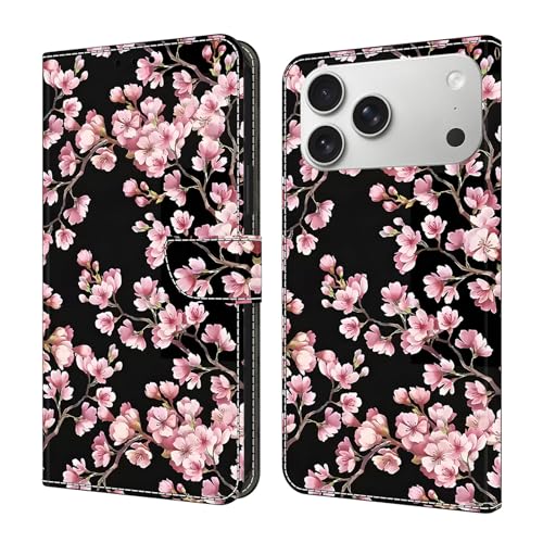 Étui en cuir pour iPhone Air finition portefeuille avec fermeture aimantée premium