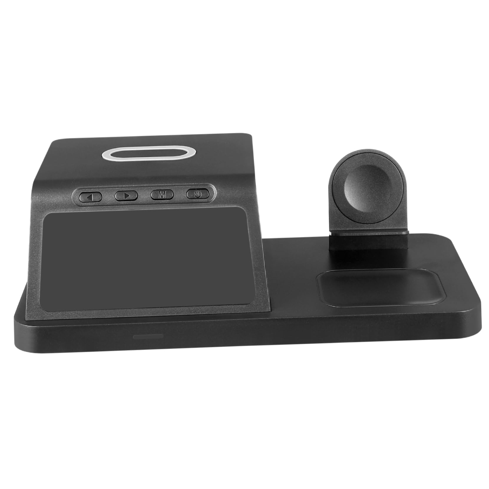 Estación de Carga Inalámbrica Rápida para Teléfono, Auriculares y Reloj Inteligente, Multifuncional para Oficina y Hogar, Compatible con iPhone, Reloj Inteligente y Auriculares