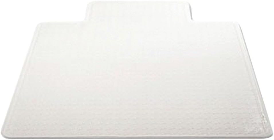 deflecto CM13113 DuraMat Moderate Use Chair Mat for Low Pile Carpet, 36 x 48 w/Lip, Clear