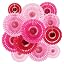 Rose round fan