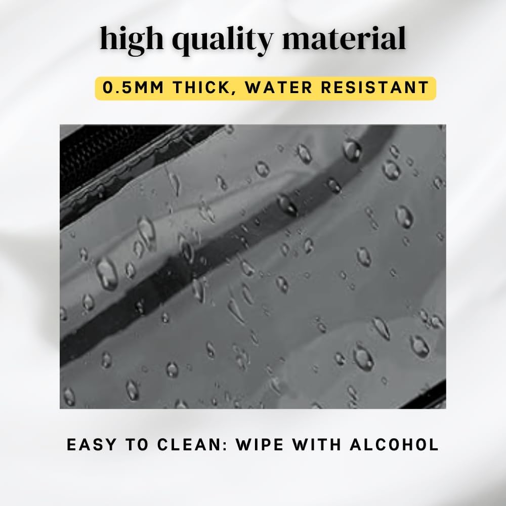 OTW Anti-Theft Black Clear Transparent Small Mini Backpack Convertible Straps Crossbody for Raves Stadium Festival Concert (Mini w Strap - Black) - Image 7