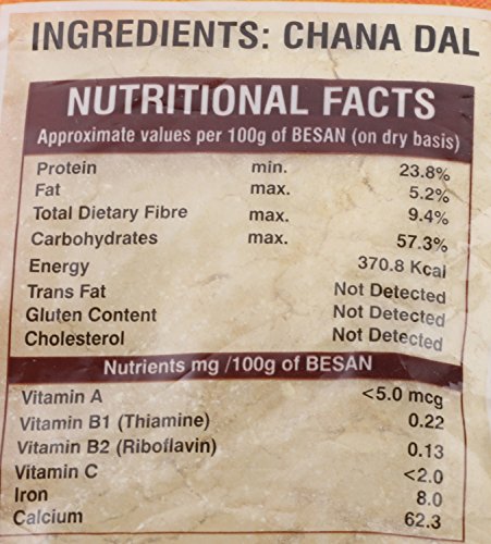 Image of Rajdhani Gram Flour - Besan Grade 1, 500g Pouch