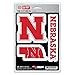 Fanmats NCAA Nebraska Cornhuskers Team Decal, 3-Pack Red