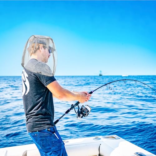 2 Stück Moskitonetz Kopf, Gesicht Insektenschutz Hut, Moskito Kopfnetz, Netzartiges Netz Mückenschutz Hut, mit Tragetasche Fliegennetz, für Camping, Wandern, Angeln, Gartenarbeit Outdoor-Enthusiasten